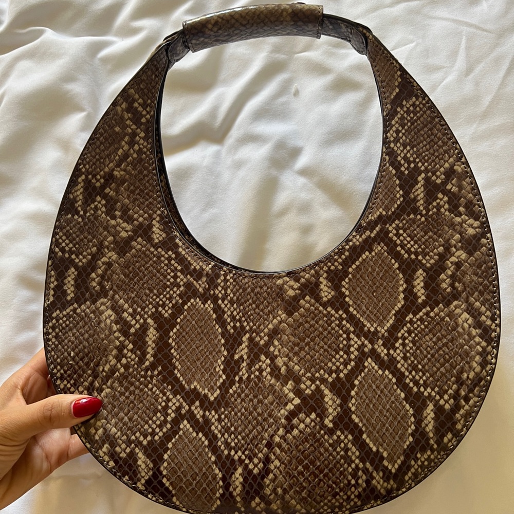 COPY - Staud snake print hobo bag